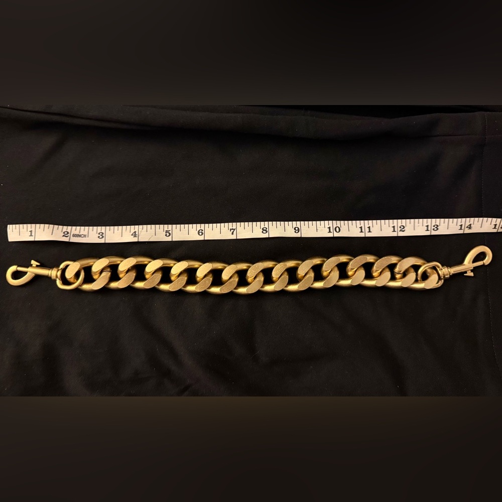 Chunky Brass Replacement Strap for Handbags